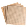 Strictly Briks 4 Pack Classic Stackable Baseplates 10x10 in, 32x32 Studs, Compatible with Major Brands, 4 Plates & 30 Stackers, Sand - 3 of 4