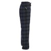 Gioberti Men's Yarn-Dye Brushed Flannel Pajama Pants, Elastic Waist - 3 of 4