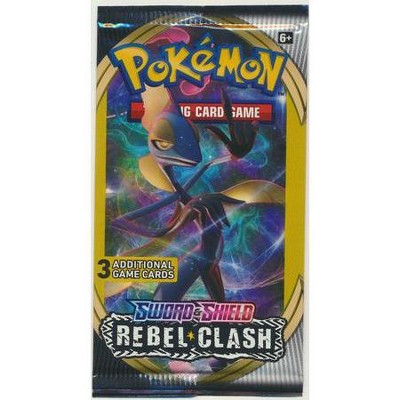 Pokemon Sword & Shield Rebel Clash 3-Card Booster Pack