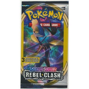 Pokemon Sword & Shield Rebel Clash 3-Card Booster Pack - 1 of 1