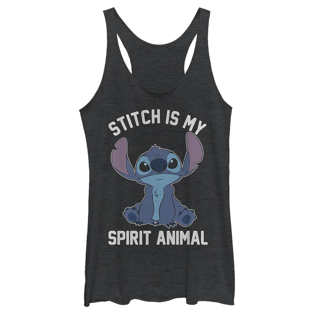 Women's Lilo & Stitch My Spirit Animal Is Stich Racerback Tank Top - thumbnail 7
