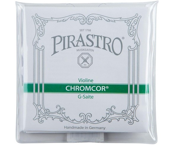 Pirastro Chromcor Series Violin String Set 4/4 with E Ball End