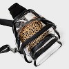 Flap Sling Crossbody Bag - Wild Fable™ Clear - image 4 of 4