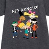 - Hey Arnold! - Group Shot Graphic Short Sleeve Fleece Dress - 2 of 3