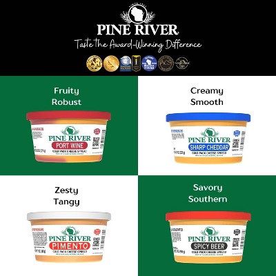 Pine River Spicy Beer Cold Savoury Cheese Spread - 7oz