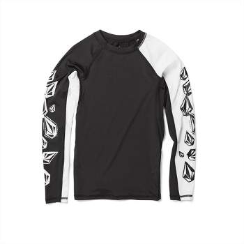 Boys' Raglan Flatlock Short Sleeve Swim Shirt - Art Class™ Black : Target