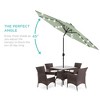 Best Choice Products 10ft Solar LED Lighted Patio Umbrella w/ Tilt Adjustment, UV-Resistant Fabric - 2 of 4