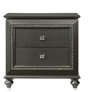 NicBex Nightstand with 2 Drawers,Different Sizes Bedside Table with Sturdy Wooden Frame,Modern Side Table for Bedroom,Living Room - 1 of 4