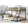 Twin XL over Queen Metal Floor Bunk Bed for Bedroom - 4 of 4