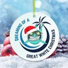 I’m Dreaming of a Great White Christmas Shark Ornament| OrnamentallyYou - 4 of 4