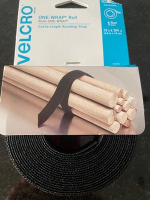 VELCRO Brand One-Wrap 3/4 In. x 12 Ft. Black Multi-Use Hook & Loop Roll -  Power Townsend Company