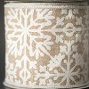 15'L Sullivans Embroidered Snowflake Ribbon, White - 2 of 3
