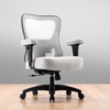 Mshliw Large Ergonomic Executive Office Chair with Wheels, Mesh Backrest, Thick Seat Cushion, 400 lbs Capacity for Heavy Duty Use - 4 of 4