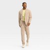 Houston White Men's Seersucker Suit Chino Pants - Brown - 3 of 3