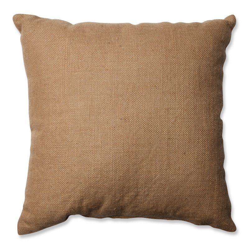 16.5&#34;x16.5&#34; Indoor Thanksgiving Sunflower Burlap Square 16.5-inch Throw Pillow  - Pillow Perfect, 3 of 6