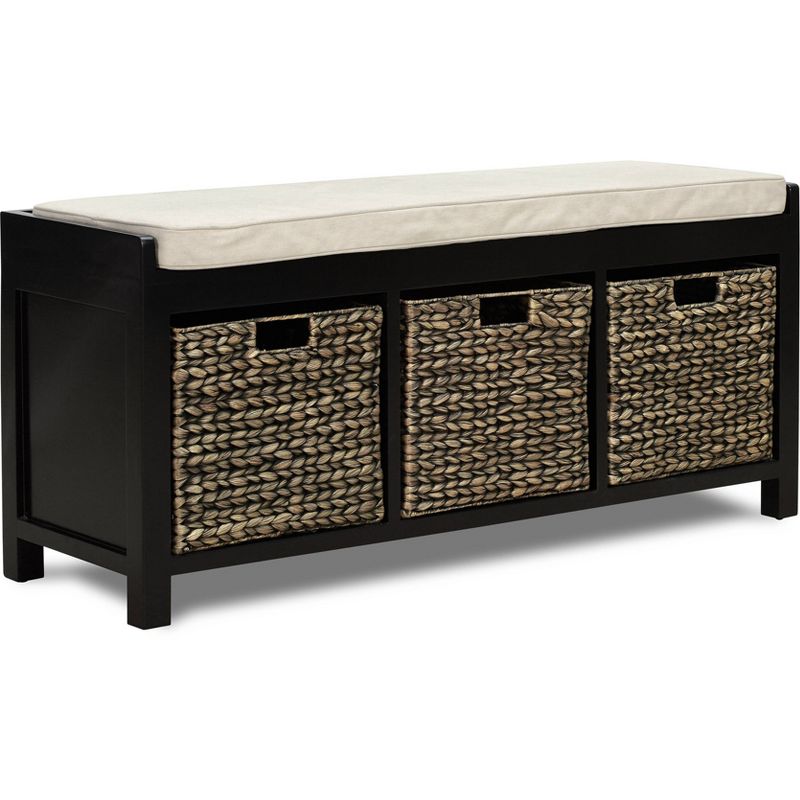 Griffin Storage Bench Black - ClickDecor, 2 of 9