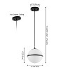 JONATHAN Y Porter Modern Minimalist Globe LED Pendant Light - 4 of 4