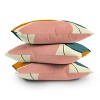 Deny Designs Ana Rut Bre Fine Art shapes geometric minimal paint Indoor Throw Pillow - 4 of 4