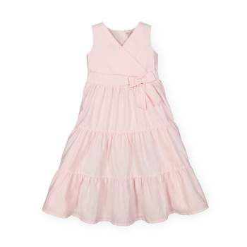 Hope & Henry Girls' Tiered Wrap Dress, Infant