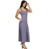 24seven Comfort Apparel Scoop Neck Sleeveless Maxi Dress with Pockets - 2 of 4