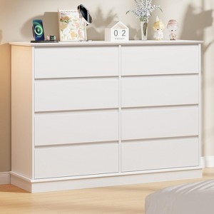 8 Drawer Dressers for Bedroom, Chest of Drawers with Deep Drawers, Large Double Dresser for Closet with Wide Top - 1 of 4