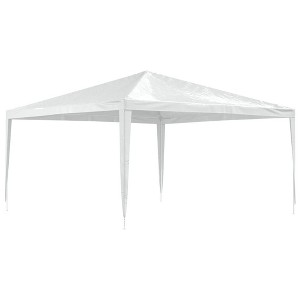 vidaXL Party Tent White Polyethylene 13x13 feet Water-resistant - 1 of 4