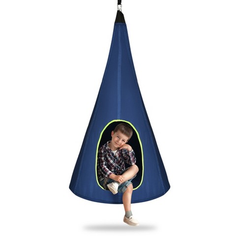 Goplus 32 Kids Nest Swing Chair Hanging Hammock Seat For Indoor Outdoor Green Blue Target