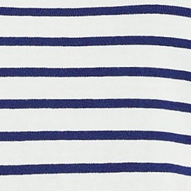 ivory/deep sea breton stripes