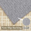 Washable Modern Plaid Area Rug, Low Pile Non-Slip Geometric Soft Carpet, Stain Resistant Checkered Rug for Living Room, Bedroom, Office, Kitchen - 4 of 4