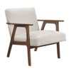 Sapphtopaz 1pc Accent Chair with Solid Rubberwood Frame Upholstered Lounge Chair Living Room Chair Comfy Chair Home Furniture for Living Room - 2 of 4