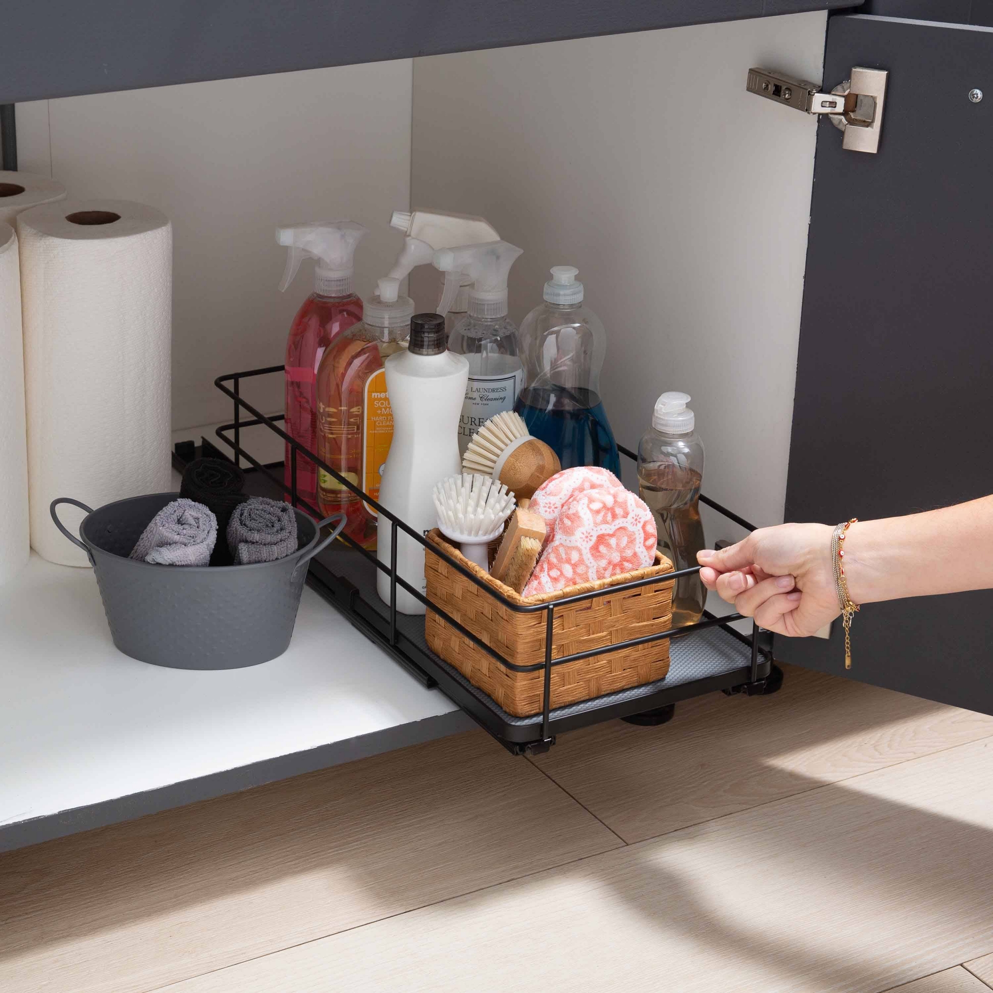 Organize It All Slide Out Shelf Organizer
