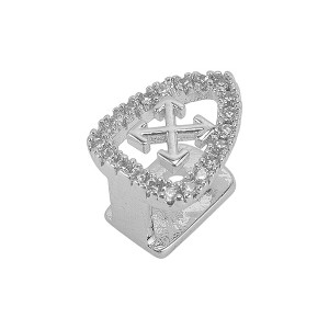 Unique Bargains Hip Hop Arrow-Shaped Fake Grills 1 Pc - 1 of 4