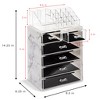 Sorbus Clear Makeup & Jewelry Organizer & Display (4 Large, 2 Small Drawers) - 3 of 4