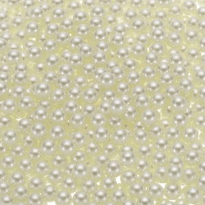 Unique Bargains No Hole ABS Round Faux Pearl for Vase Fillers DIY Home Decoration 1000 Pcs - 1 of 4