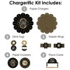 Big Dot of Happiness Roaring 20’s - 1920s Art Deco Jazz Party Paper Charger & Table Decorations Chargerific Kit for 8 - 3 of 4