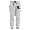 Game of Thrones Mormont Sigil Unisex Jogger Sweatpants with Pockets for Men and Women Athletic Heather - 3 of 4