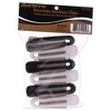 Shorties Section Clips - White-Black by Marianna for Women - 6 Pc Hair Clips - 2 of 3