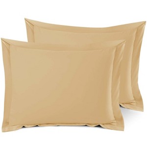 Nestl Soft Pillow Shams Set of 2, Double Brushed Microfiber Pillow Covers, Premium Pillow Shams With 1.5” Flange - 1 of 4