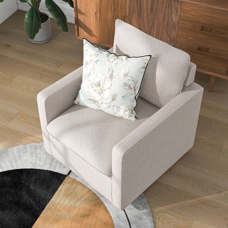Enola Linen Swivel Armchair - HOMES: Inside + Out, 6 of 13