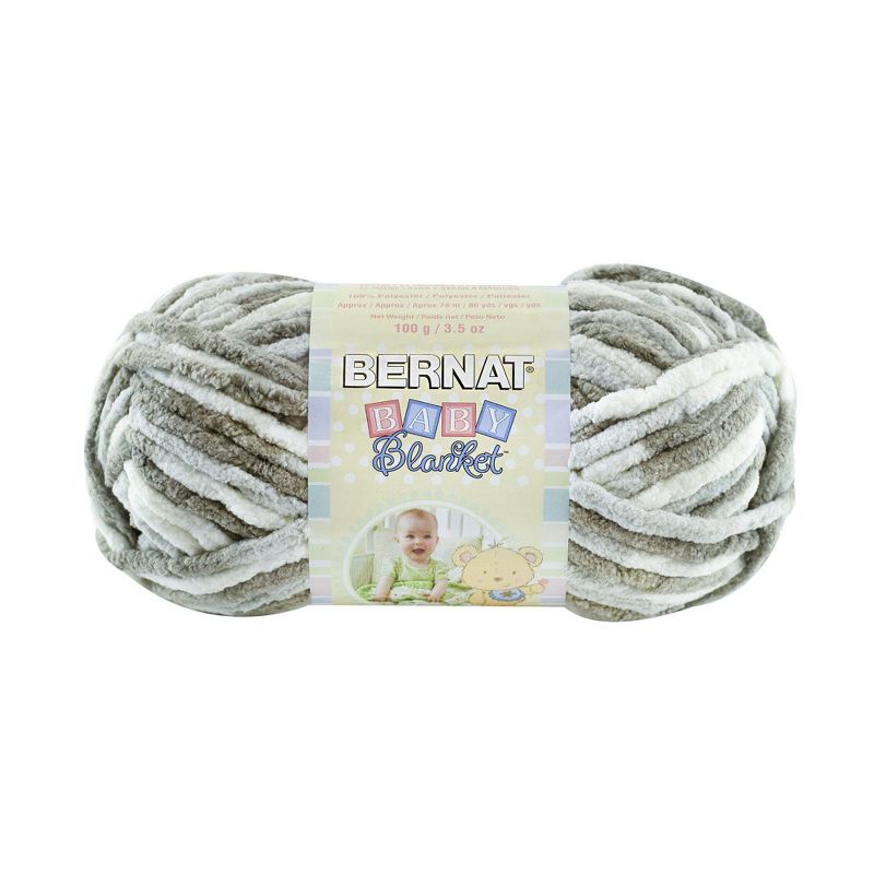 Bernat Baby Blanket Little Sand Castles Yarn - 3 Pack of 100g/3.5oz - Polyester - 6 Super Bulky - 72 Yards - Knitting/Crochet, 2 of 4