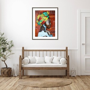 Amanti Art Model 3 by Marcella hayes Muhammad Wood Framed Wall Art Print - 1 of 4