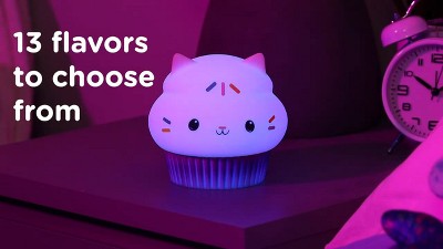 Cakey Cat Color-Changing Silicone LED Night Light