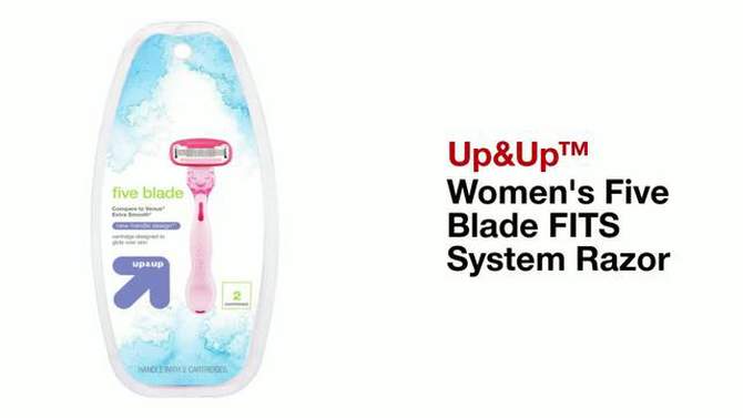 Women&#39;s Five Blade FITS System Razor - up &#38; up&#8482;, 2 of 12, play video