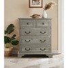 HDZNVF Farmhouse 5 Drawers Dresser for Bedroom - 3 of 4