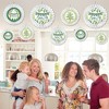 Big Dot of Happiness Family Tree Reunion - Hanging Family Gathering Party Tissue Decoration Kit - Paper Fans - Set of 9 - 3 of 4