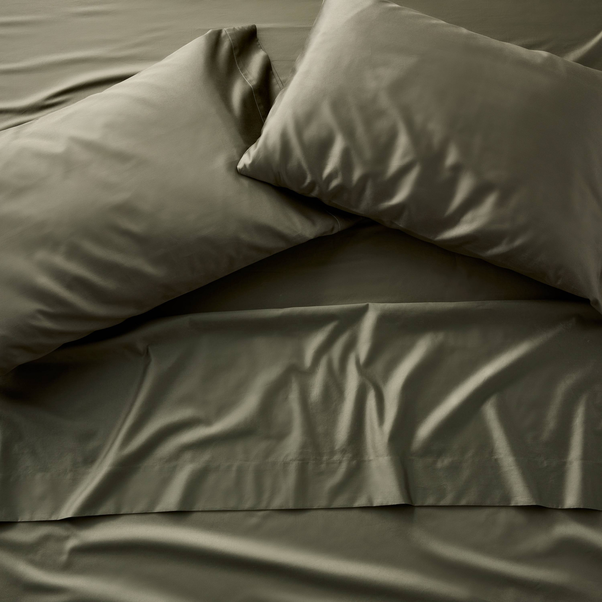 California King Olive Sheets