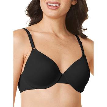 Leading Lady The Dorothy - Wirefree Maternity to Nursing T-Shirt Bra in  Black, Size: 32D