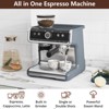 Espresso Machine with Grinder and Milk Frother Steam Wand, 20 Bar Coffee Maker with 95oz Water Tank, Professional 3 In 1 Espresso Maker (1450w) - 3 of 4