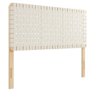 Modway Sparta Weave Queen Vegan Leather Headboard - 1 of 4