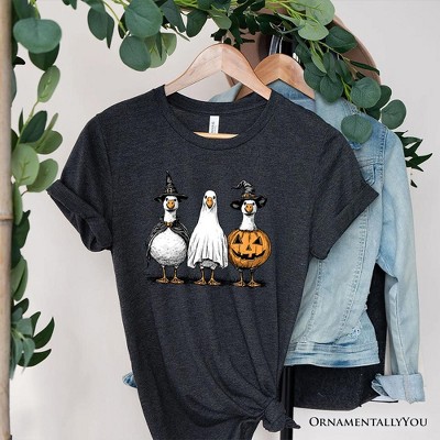 Haunting Honkers Goose T-Shirt, Funny Halloween Costumes Tee| OrnamentallyYou